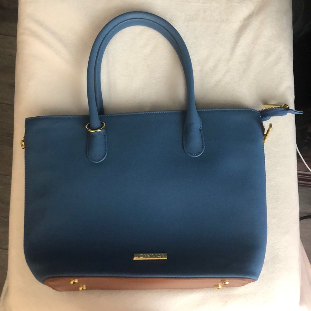 Joy & Iman Genuine Leather Tote handbag